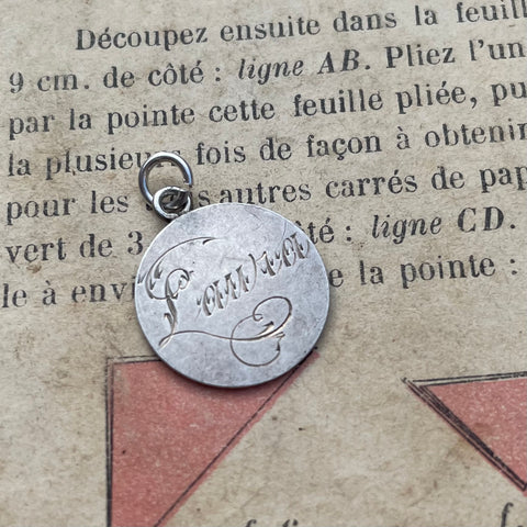 Victorian Laura Love Token Charm