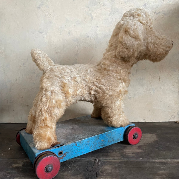 Antique Pull Along Dog
