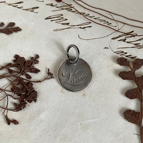 Victorian Lance Love Token Charm