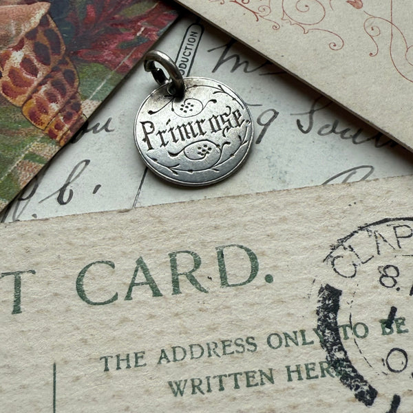 Victorian Primrose Love Token Charm