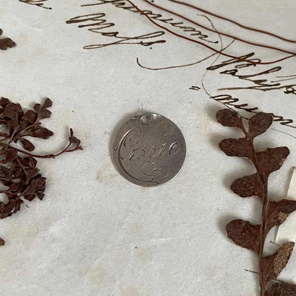 Victorian LEP/Cissie Love Token Charm