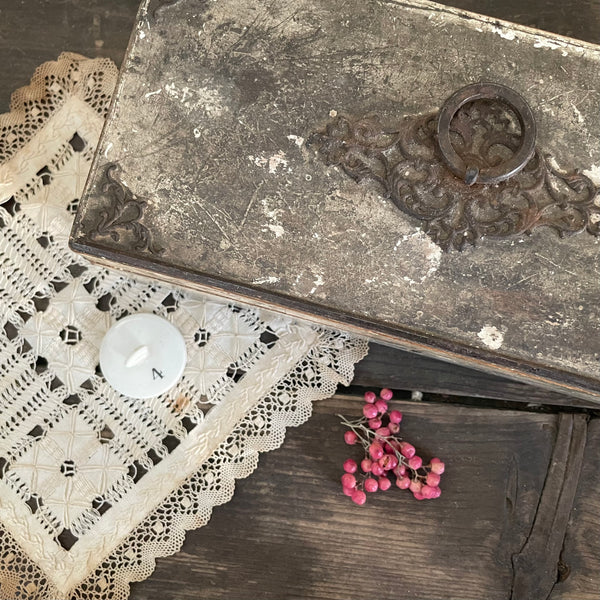 Antique Worn Wooden Box