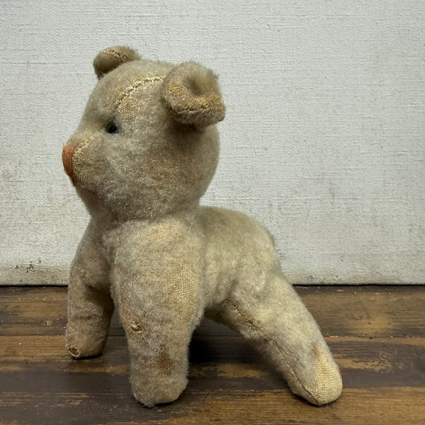 Antique Straw-filled Cat