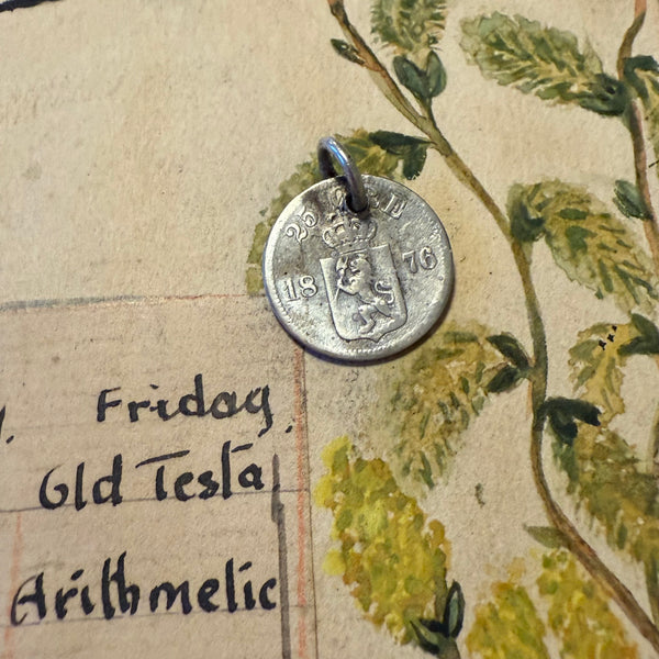 Victorian GD Horseshoe Love Token Charm