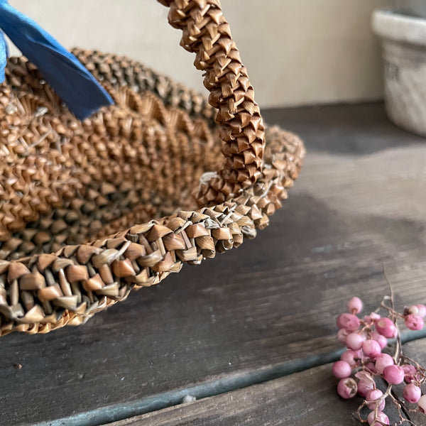 Vintage Handmade Basket