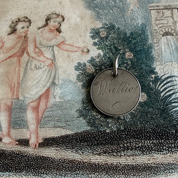 Victorian Wallie Love Token Charm