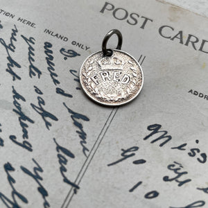 Victorian Fred Love Token Charm