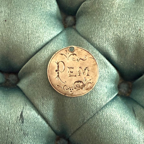 Victorian Pem Love Token Charm