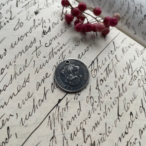 Victorian Ruth Love Token Charm