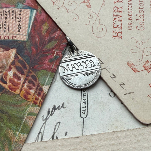 Victorian Mabel Love Token Charm