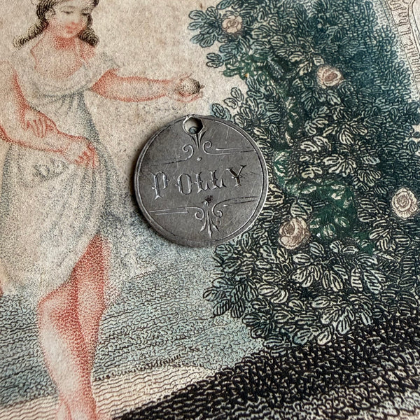 Victorian Polly Love Token Charm