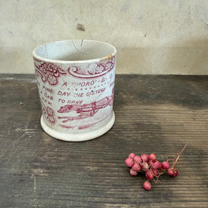 Antique Transfer Stained Cup