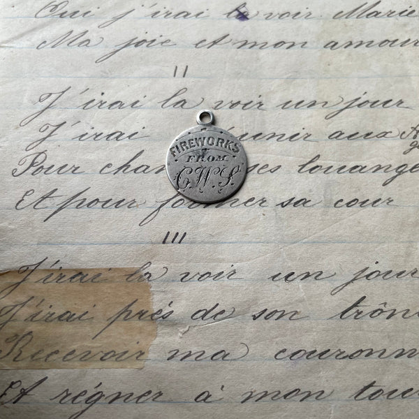 Victorian Fireworks Love Token