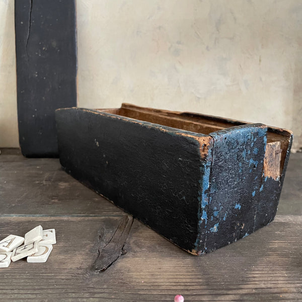 Antique Weathered and Worn Slide Lid Box