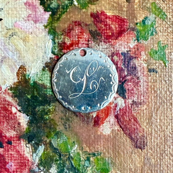 Victorian L Love Token Charm
