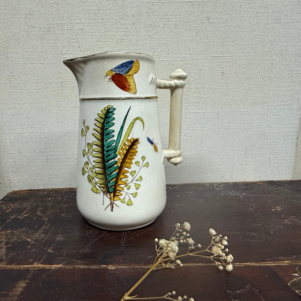 Beautiful Antique Butterfly Transfer Jug