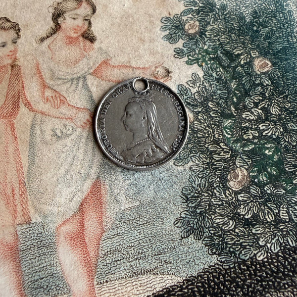 Victorian Polly Love Token Charm