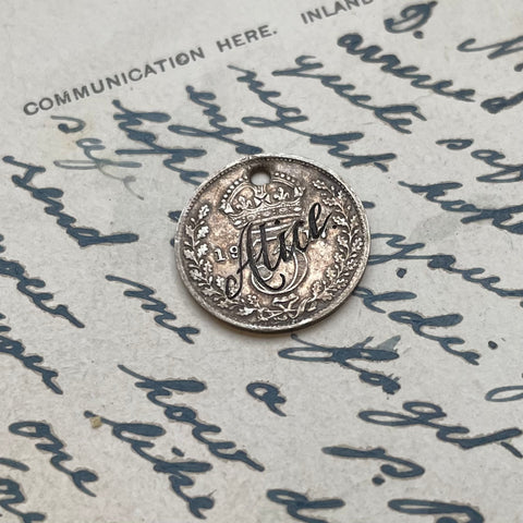 Victorian Alice Love Token Charm