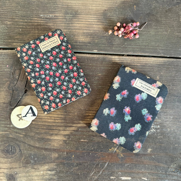 Miniature Fabric French Books