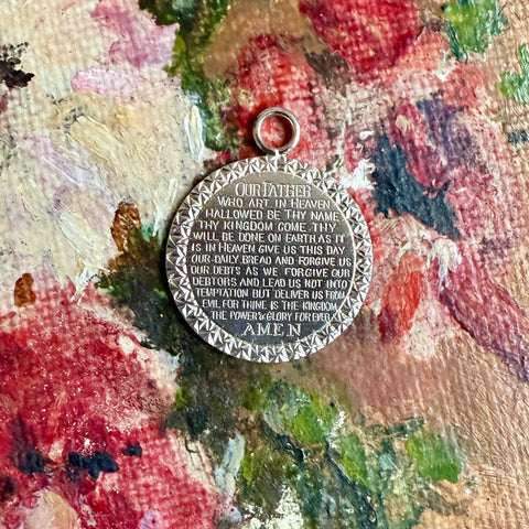 Victorian Lords Prayer Love Token Charm