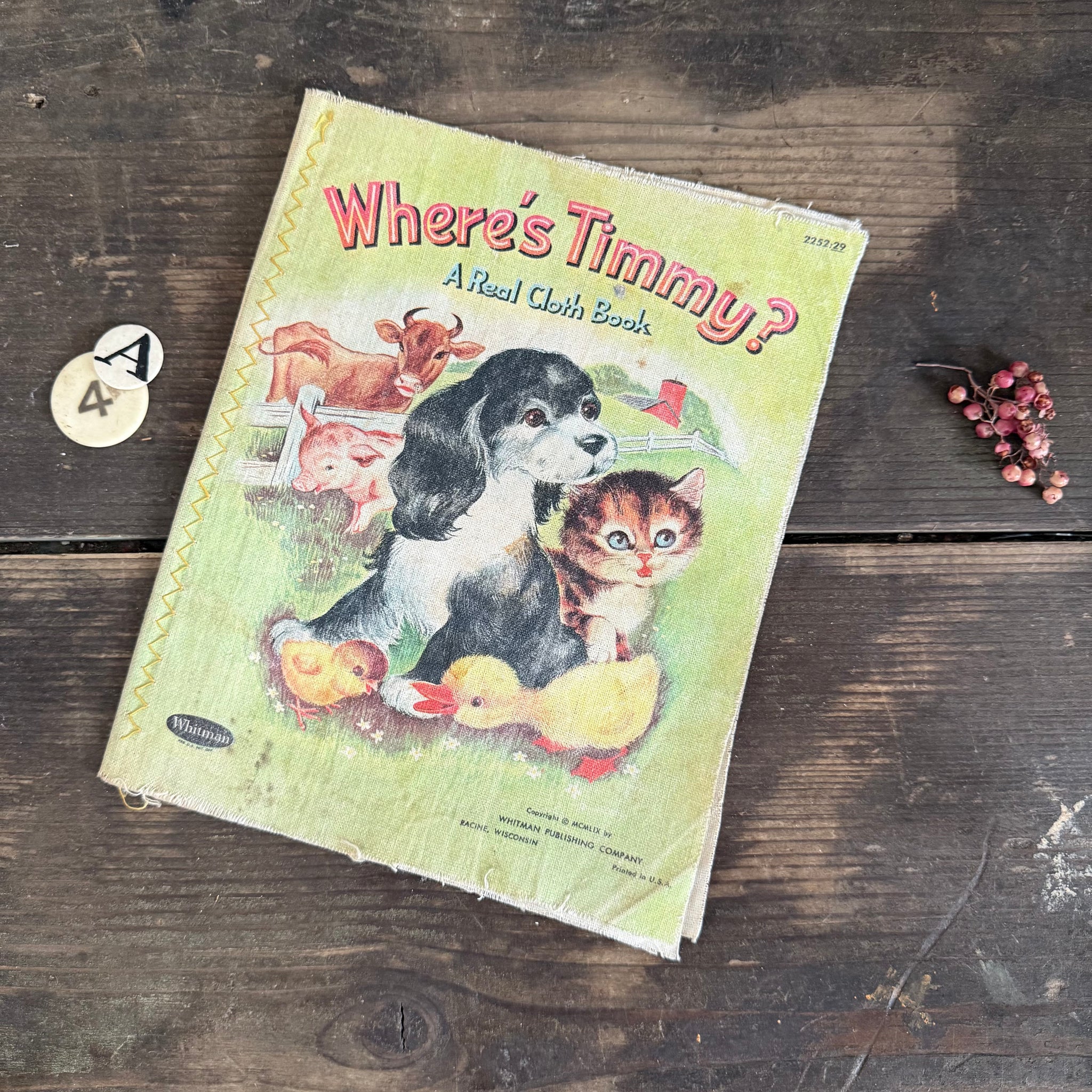 Vintage Fabric Book