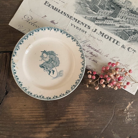 Antique Childs Plate