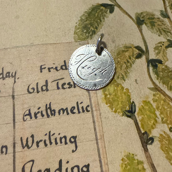 Victorian Hugh Love Token Charm