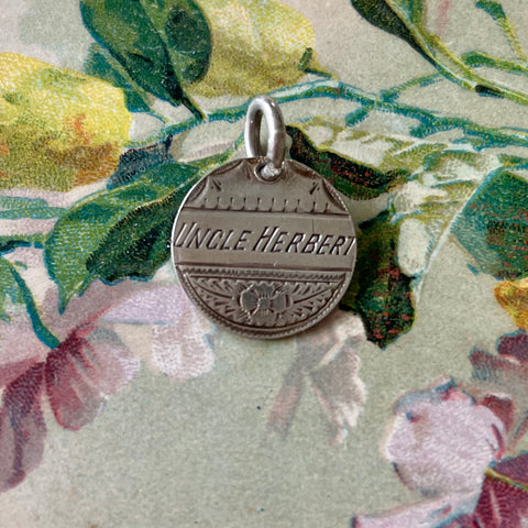 Victorian Uncle Herbert Love Token Charm