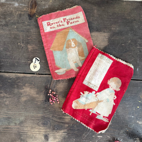 Vintage Fabric Book Story Books