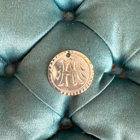 Victorian A Love Token Charm