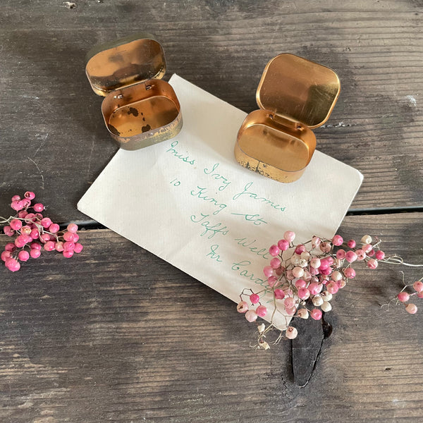 Beautiful Vintage Metal Tins