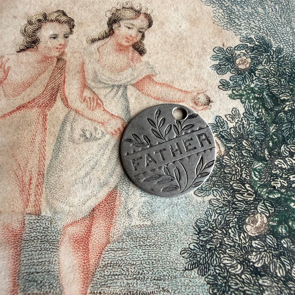 Victorian Father Love Token Charm