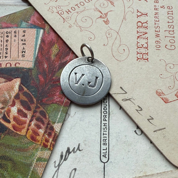 Victorian VJ Love Token Charm