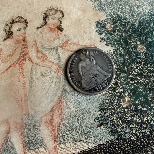 Victorian RF Love Token Charm
