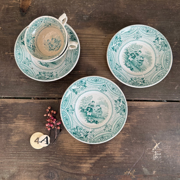 Antique Tea Cup & Saucer Set