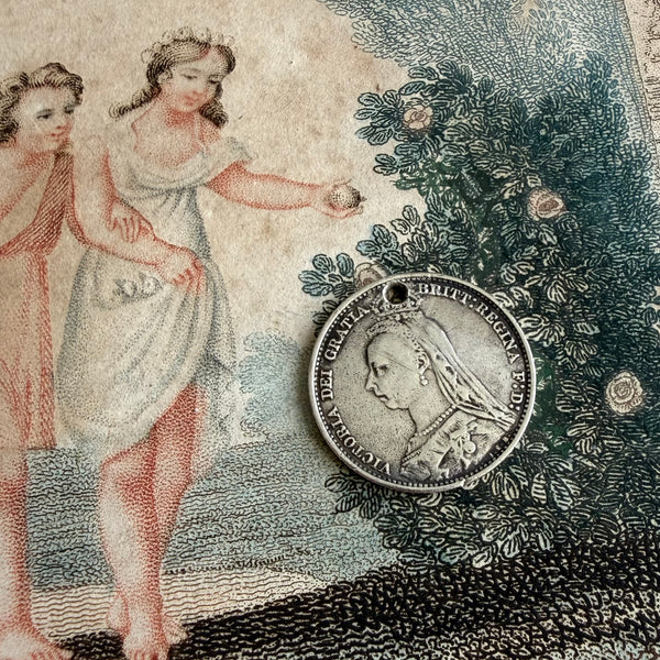 Victorian John Love Token Charm