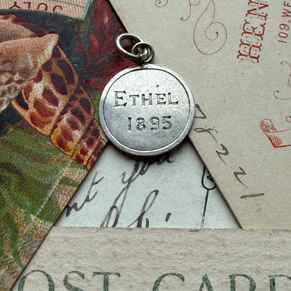 Victorian Ethel 1895 Love Token Charm