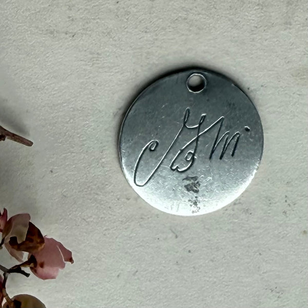 Victorian JM Love Token Charm