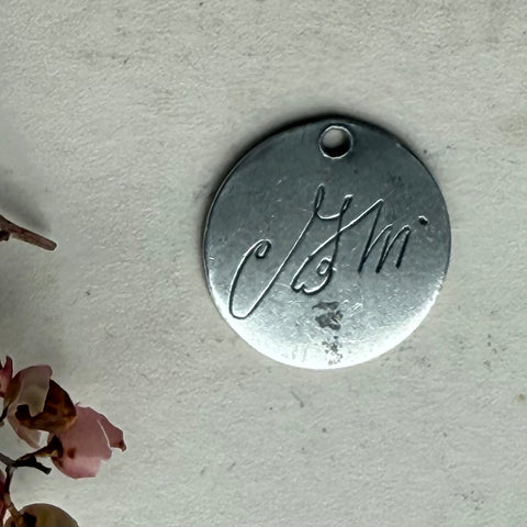 Victorian JM Love Token Charm