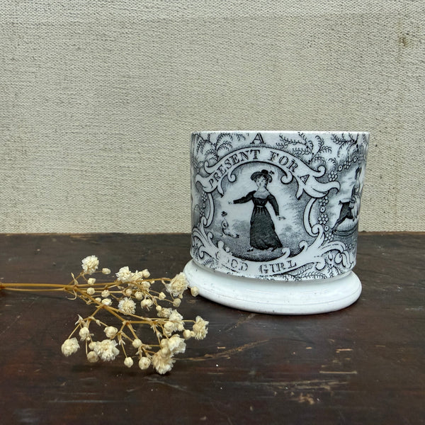 Antique Victorian Present for a Good Girl Cup