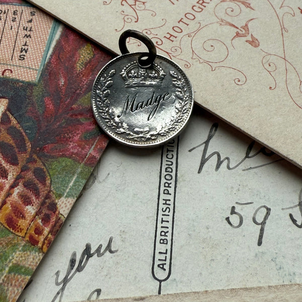 Victorian Madge Love Token Charm