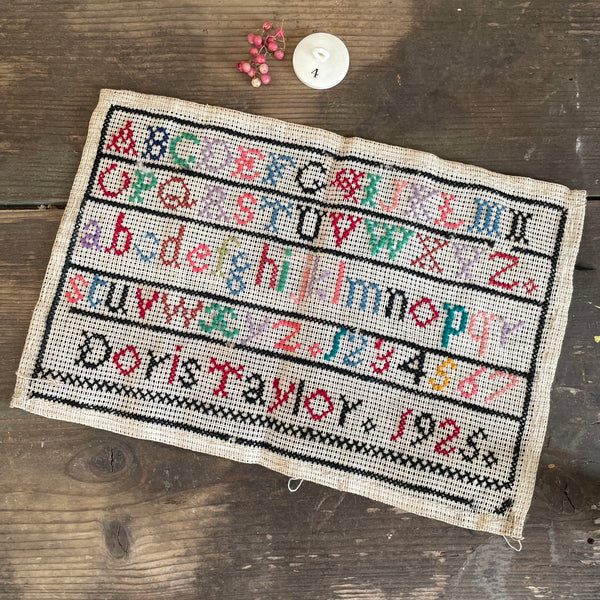 Antique Alphabet Cross Stitch
