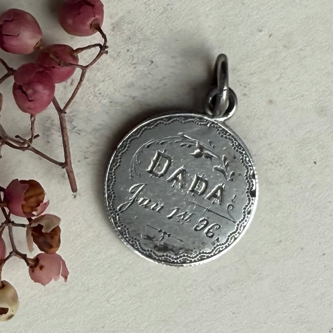 Victorian Dada Love Token Charm