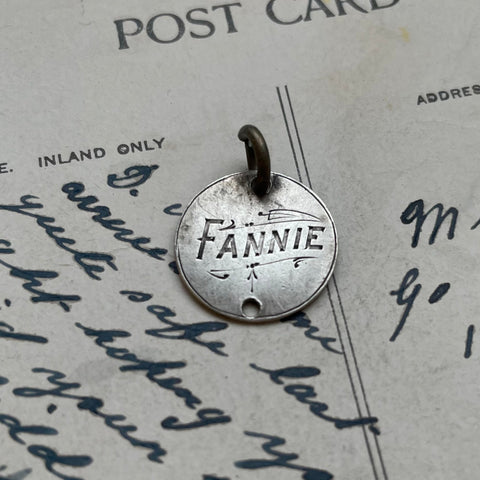 Victorian Fannie Love Token Charm