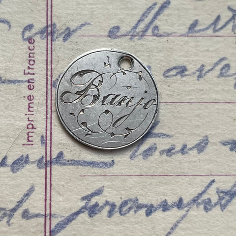 Victorian Banjo Love Token Charm