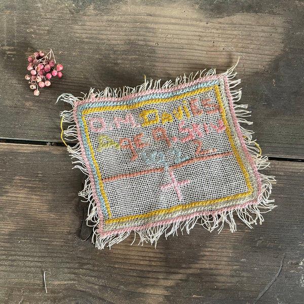 Antique Sewing Piece 1922
