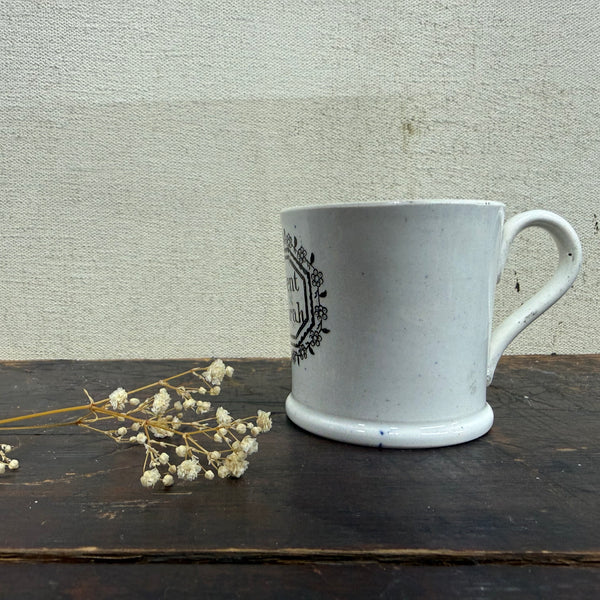 Antique A Present for Ellen/Feeding the Chickens Cup