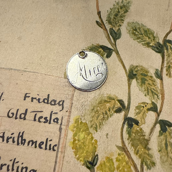Victorian Alice Love Token Charm