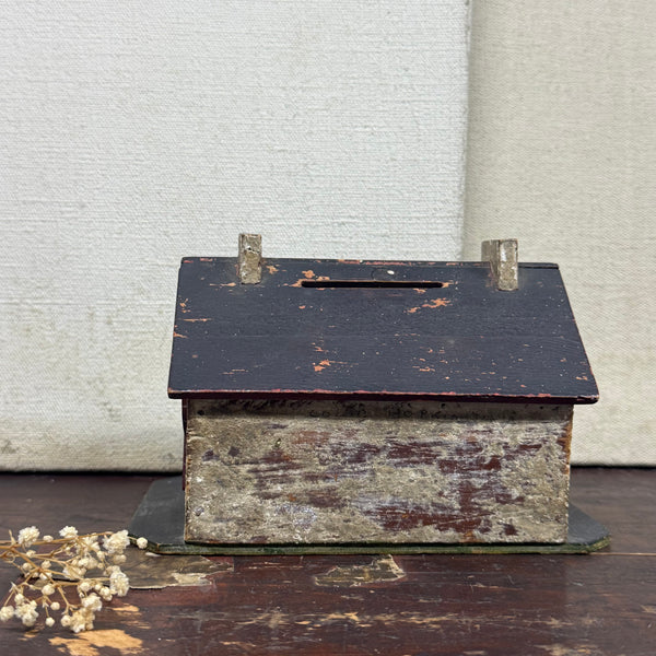 Antique Cottage Money Box