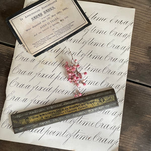 Vintage Advertising Ruler